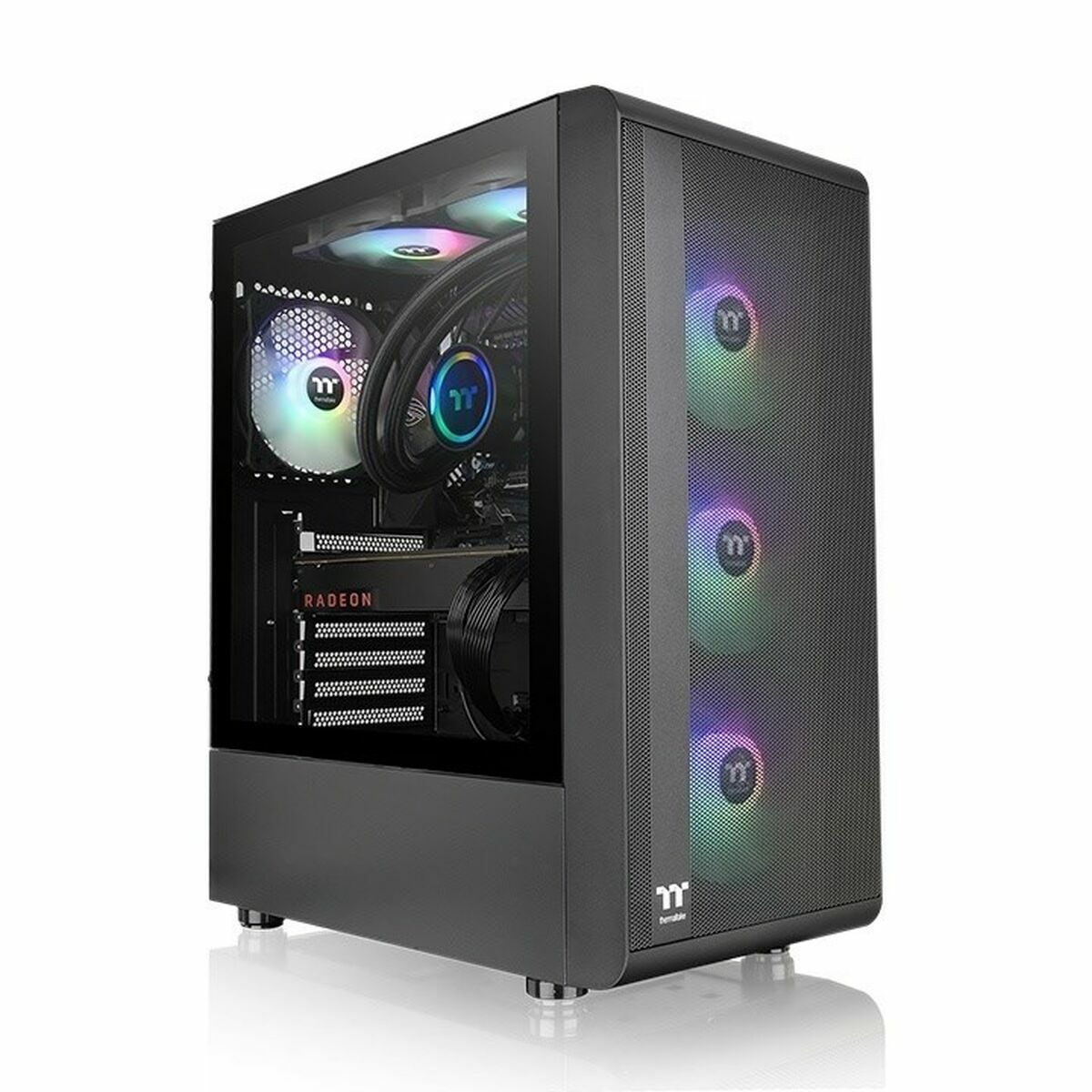 Case Computer Desktop Atx Thermaltake S200 Tg Argb Nero