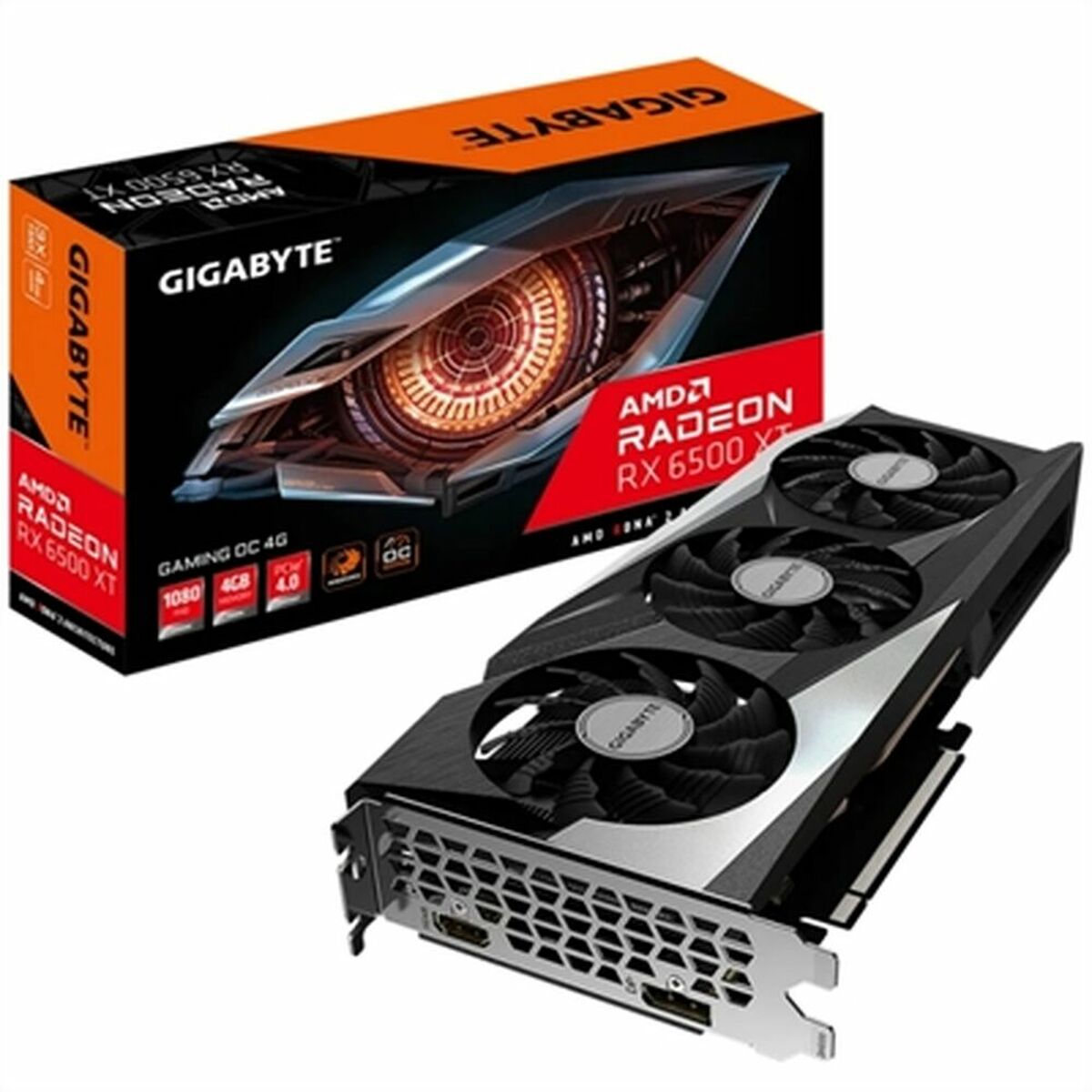 Scheda Grafica Gigabyte GV-R65xtgaming OC-4gd 4 Gb 4 Gb Gddr6