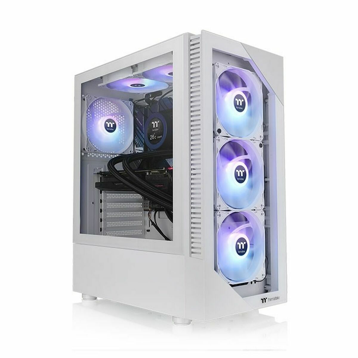 Case Computer Desktop Atx Thermaltake CA-1x3-00m6wN-00 Bianco