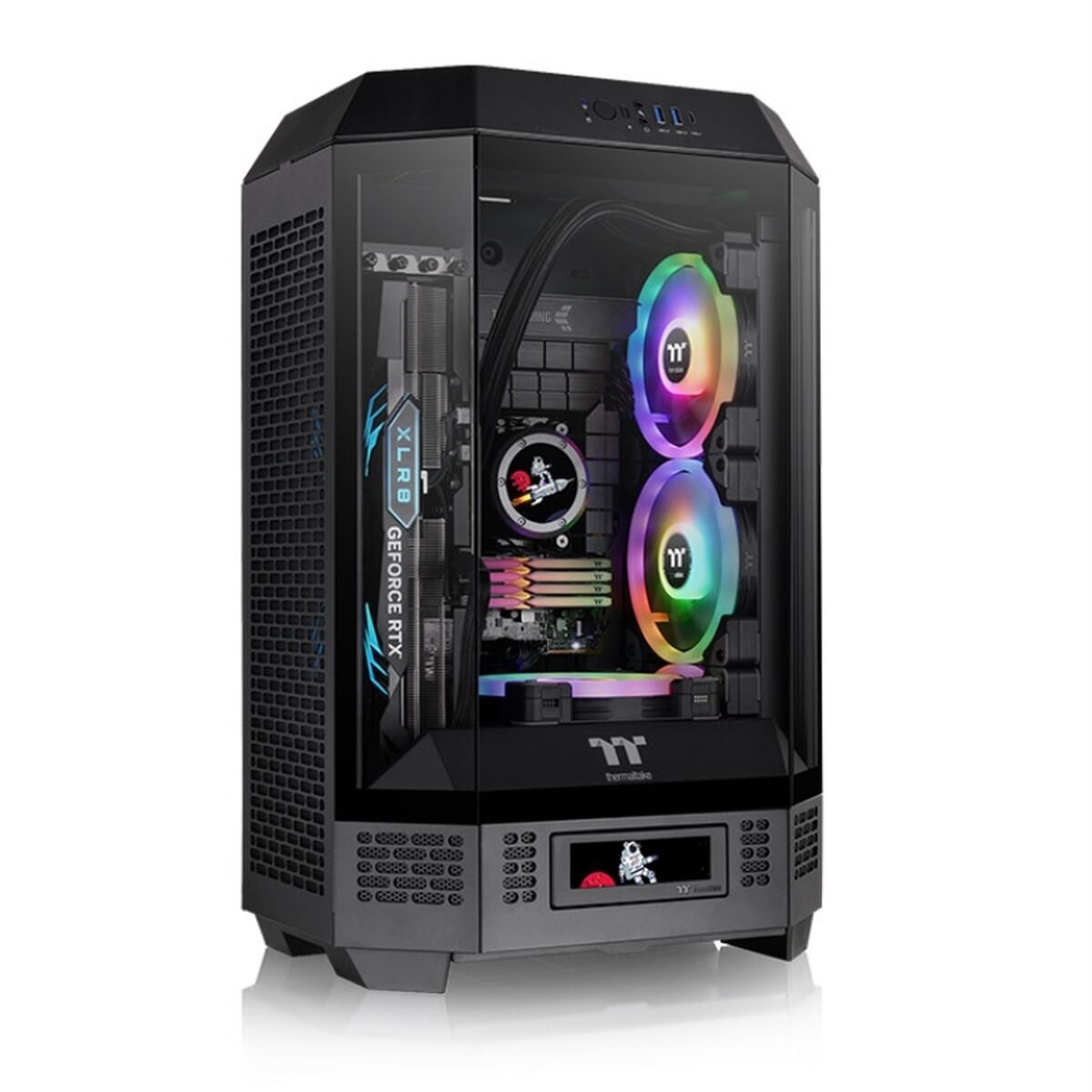 Case Computer Desktop Atx Thermaltake The Tower T300 Nero