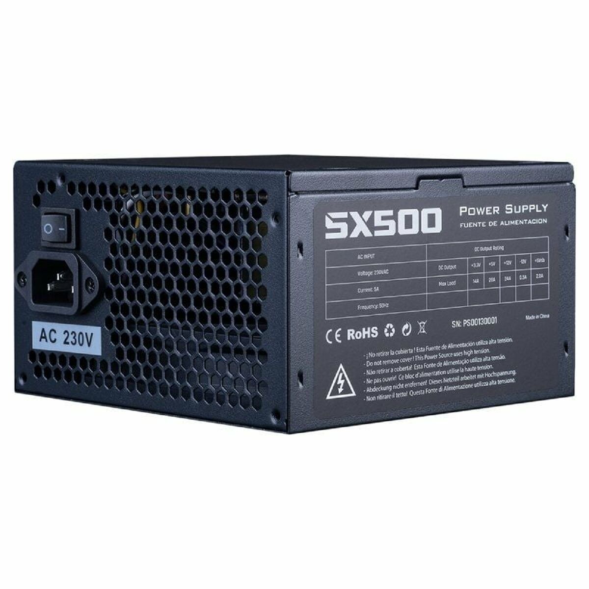 Fonte Di Alimentazione Hiditec Psu010027 Atx 500 W