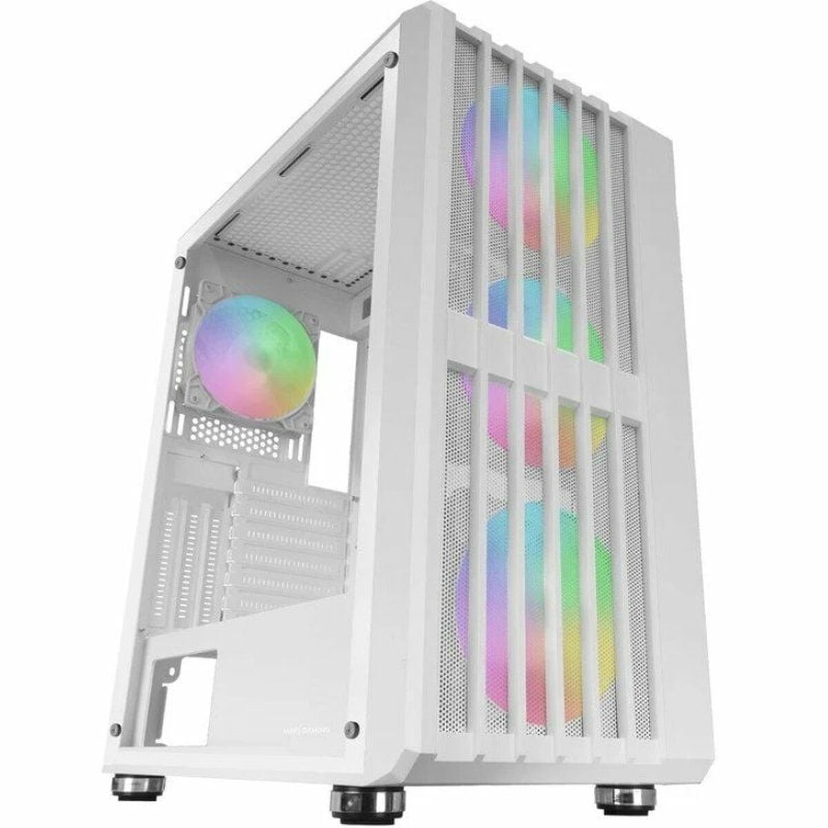 Case Computer Desktop Atx Mars Gaming Mcvaultw Bianco