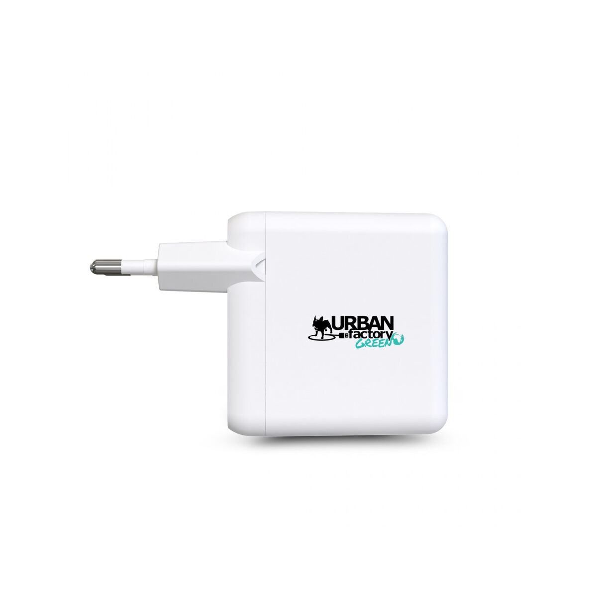 Caricabatterie Da Parete + Cavo Usb C Urban Factory Gsc65uf Bianco