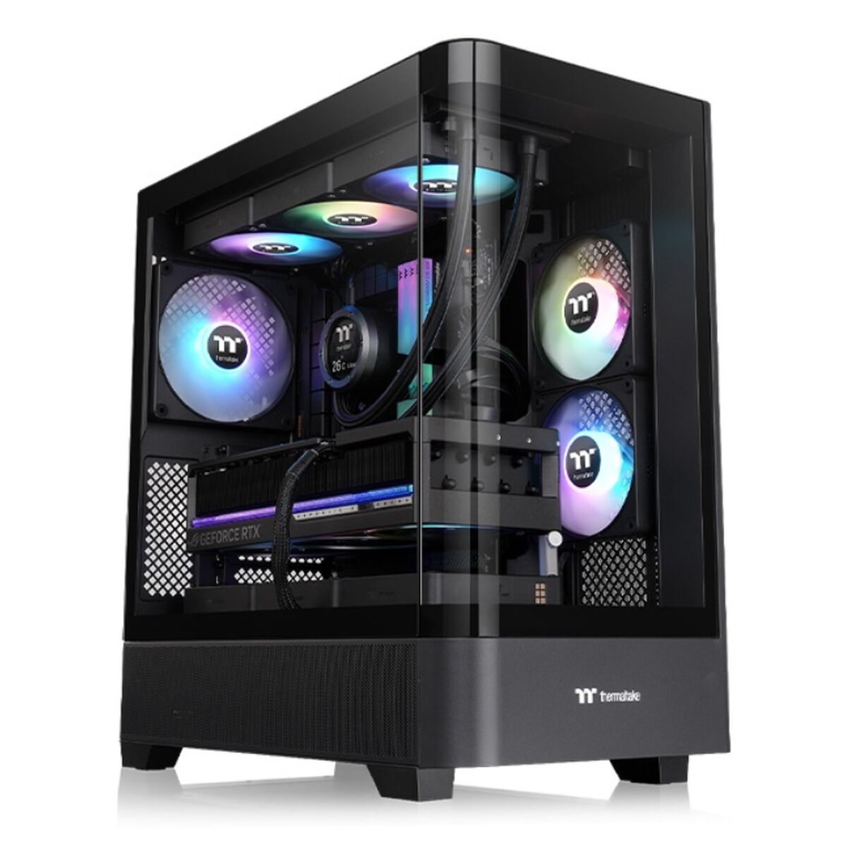 Case Computer Desktop Atx Thermaltake CA-11G-00m1wN-00 Nero