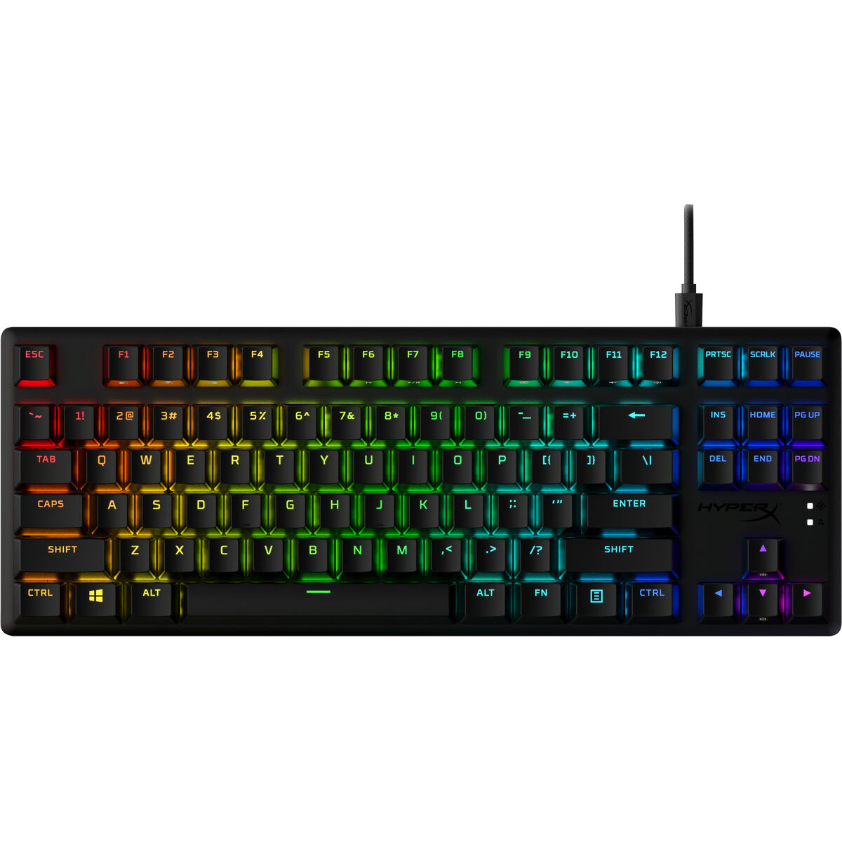 Tastiera Per Giochi Hyperx 639n7aa#abe Nero Qwerty In Spagnolo