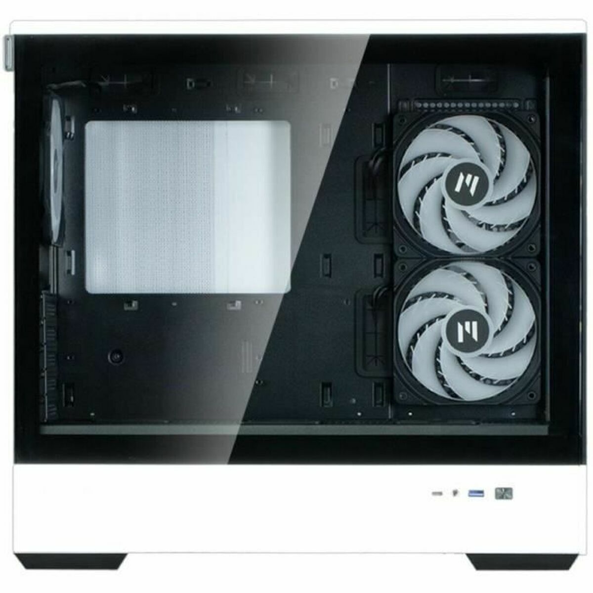 Case Computer Desktop Micro Atx / Mini Itx / Atx Zalman P30 Bw Nero - Image 3