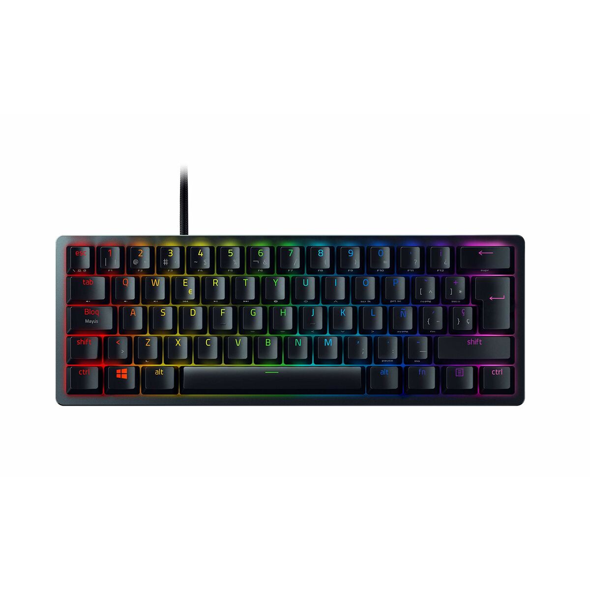 Tastiera Per Giochi Razer Huntsman Mini (red Switch) Nero Qwerty In Spagnolo