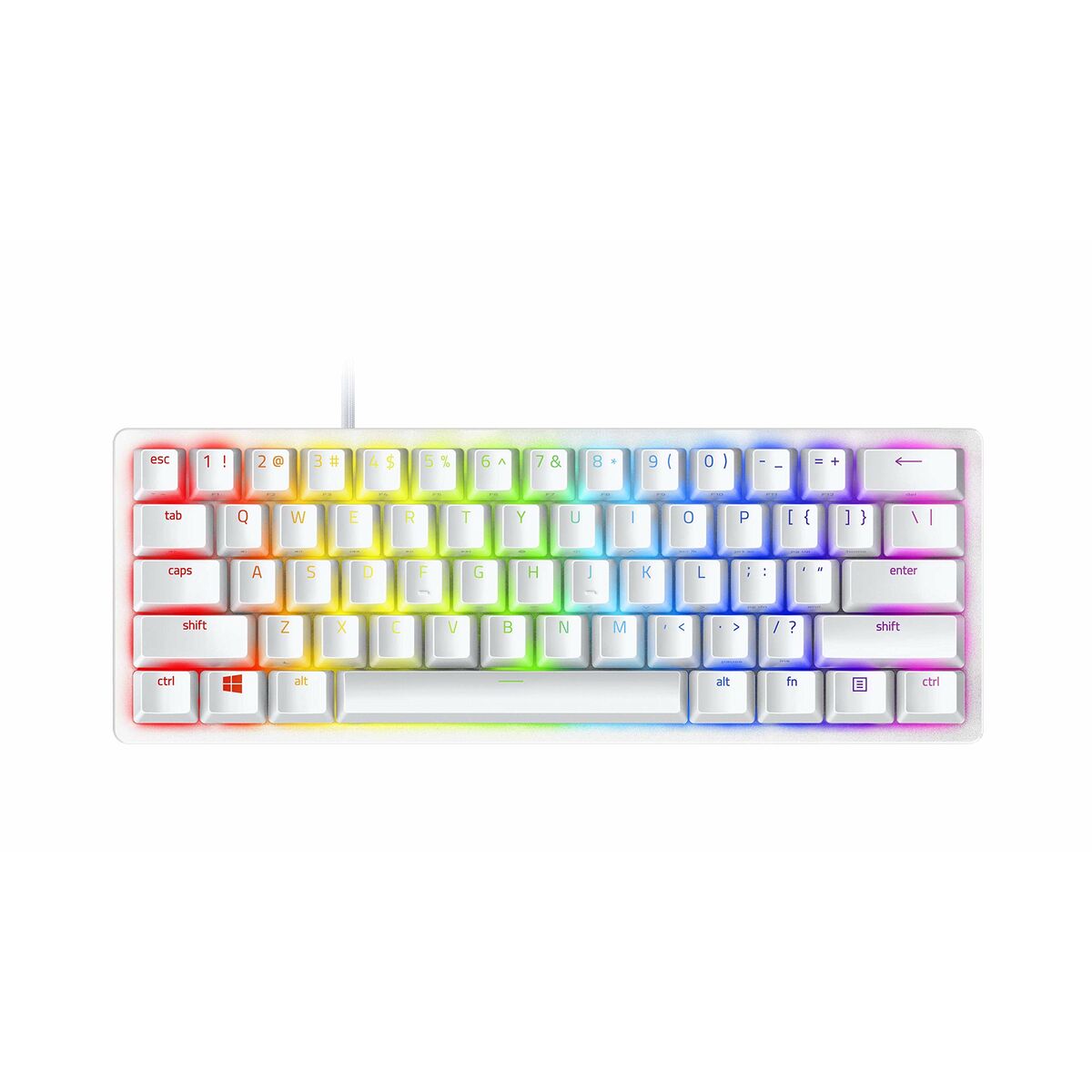 Tastiera Per Giochi Razer Huntsman Mini Bianco Qwerty In Spagnolo