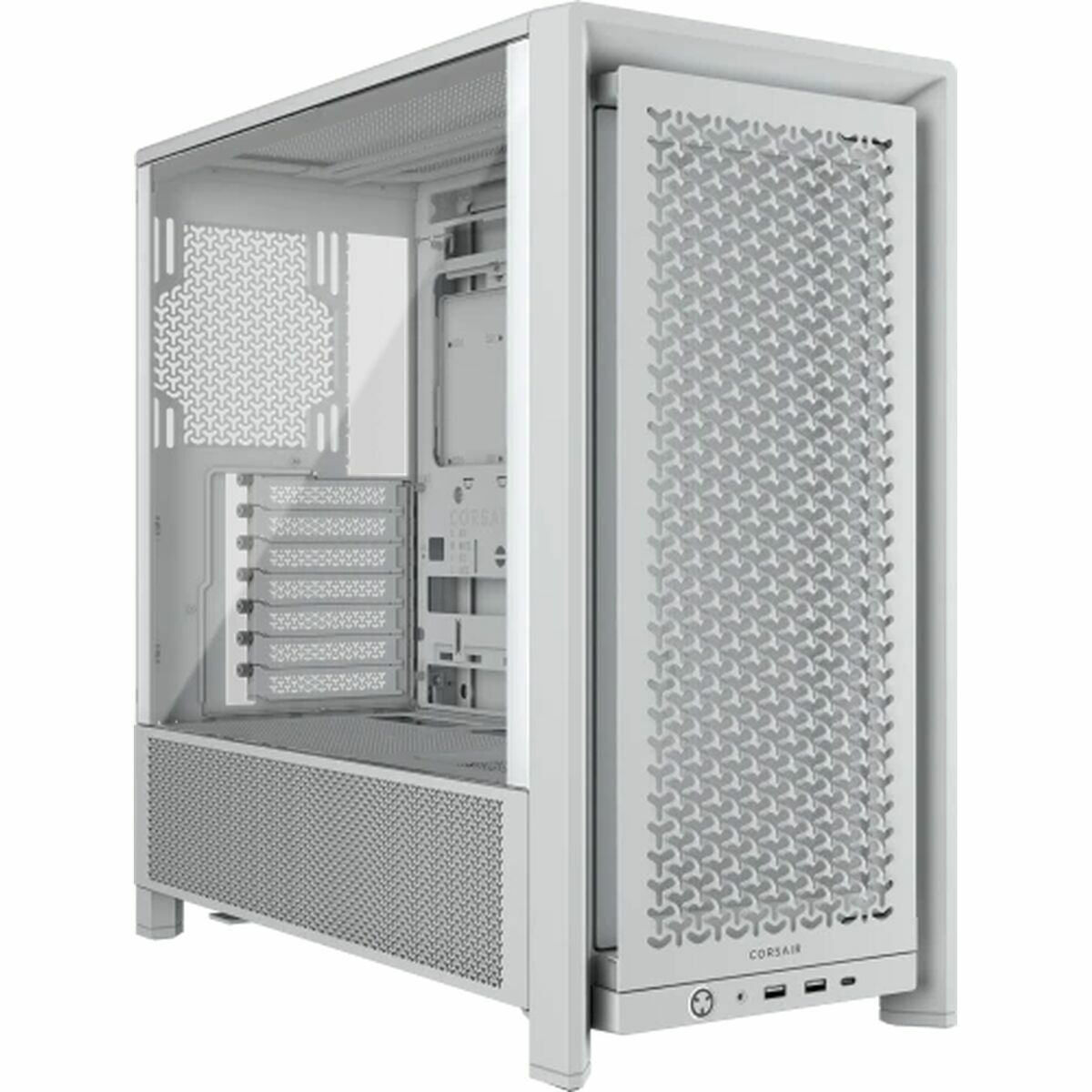 Case Computer Desktop Atx Corsair 4000d Bianco