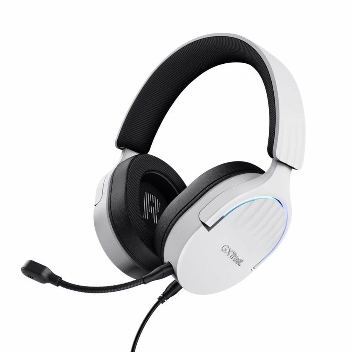 Auricolari Con Microfono Gaming Trust Gxt 490 Bianco Nero Multicolore Nero/bianco