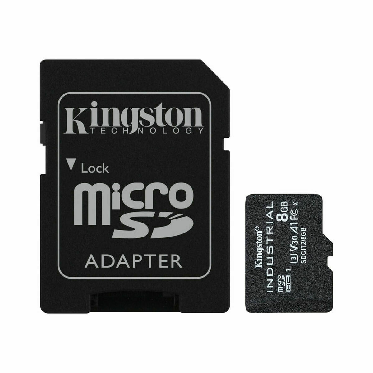 Scheda Di Memoria Micro Sd Con Adattatore Kingston Industrial