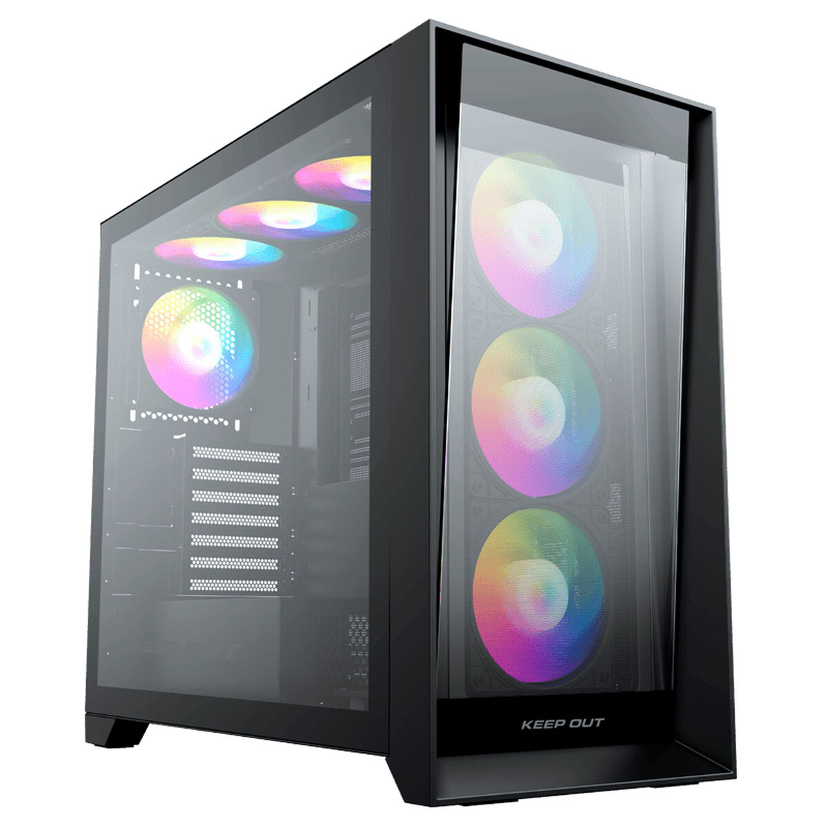 Case Computer Desktop Atx Keep Out XC-911 Pro Master Nero