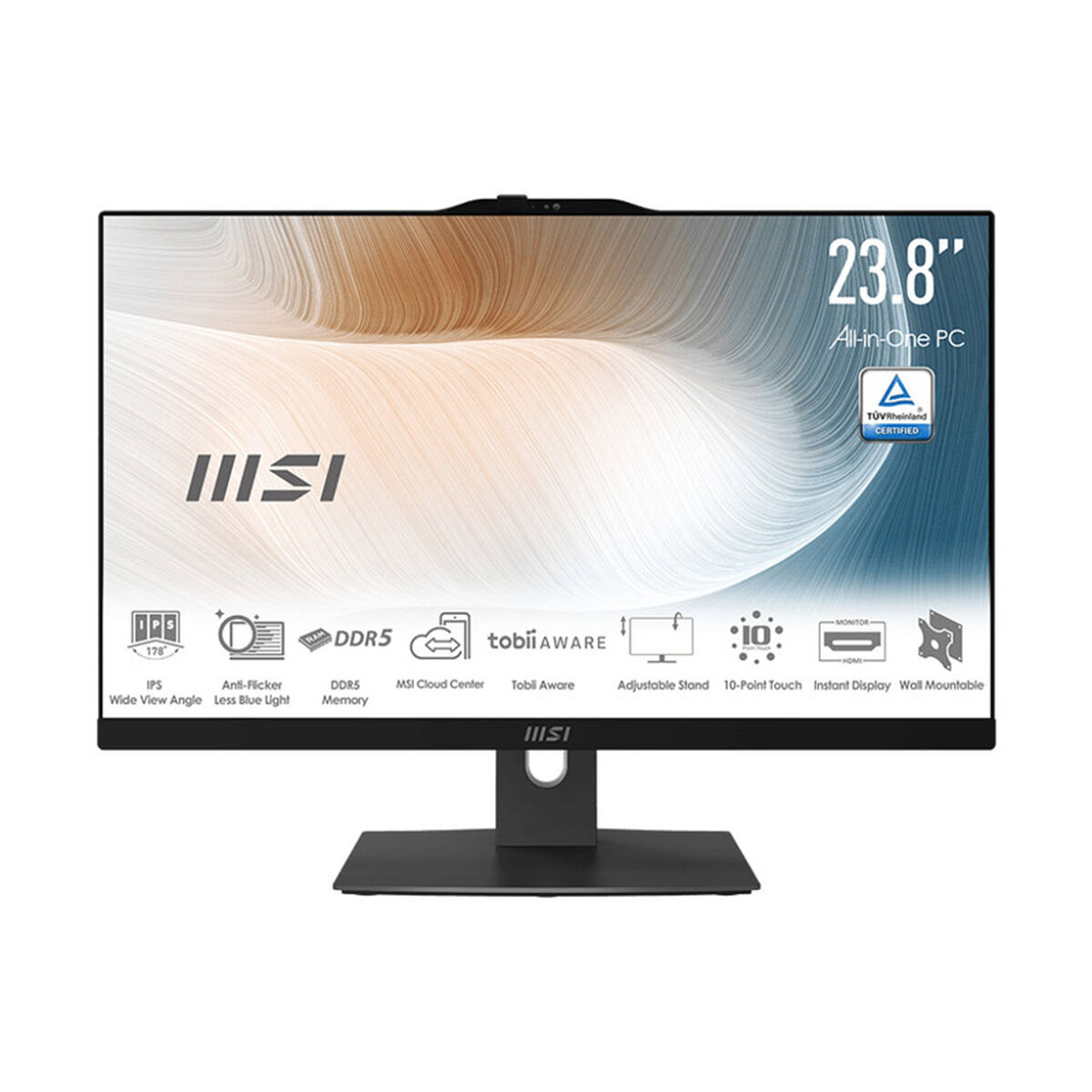 All In One Msi Am242tP-1286xes 24'' Intel Core I5 16 Gb Ram 512 Gb Qwerty In Spagnolo