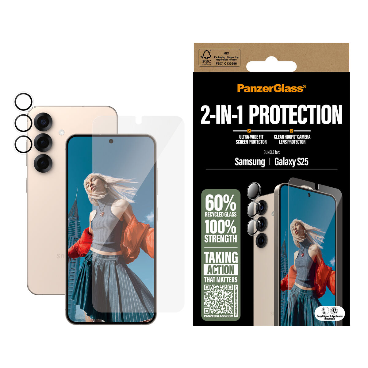 Protettore Schermo Per Cellulare Panzerglass Samsung S25