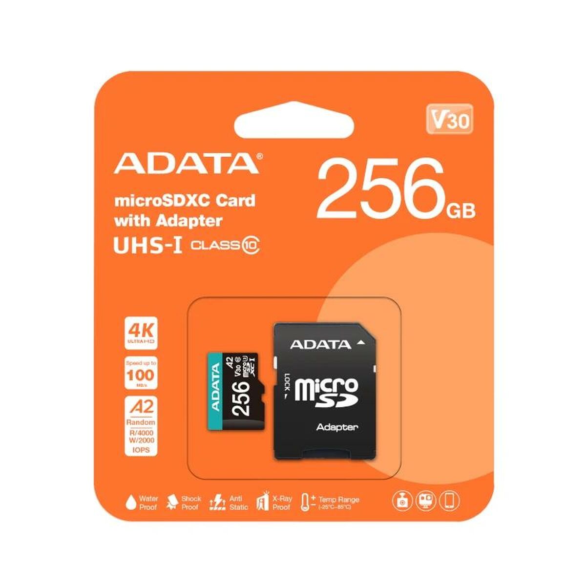 Scheda Micro Sd Adata Ausdx256gui3v30sa2 256 gb - Image 3