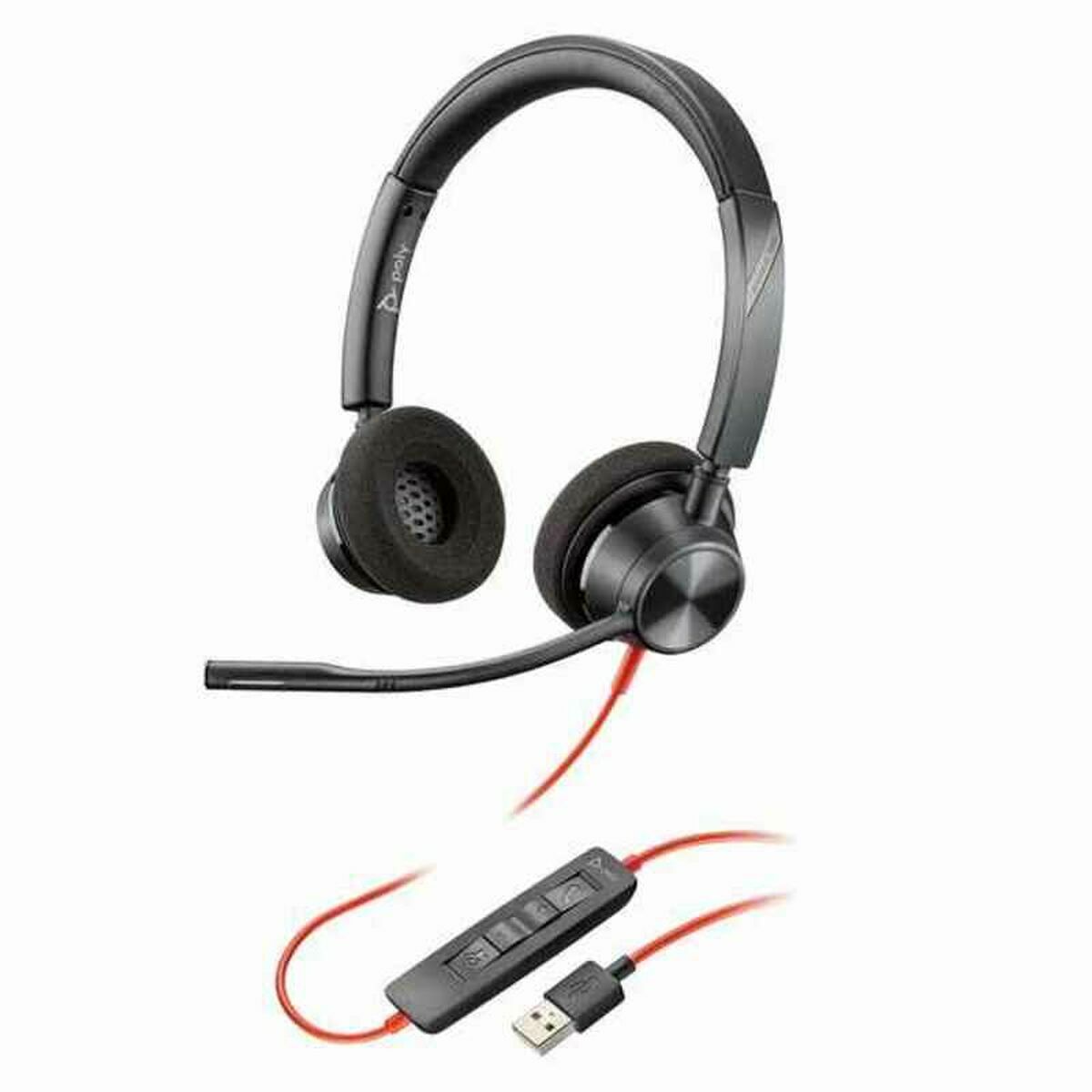 Cuffie Poly Bw3320 UsB-A Nero