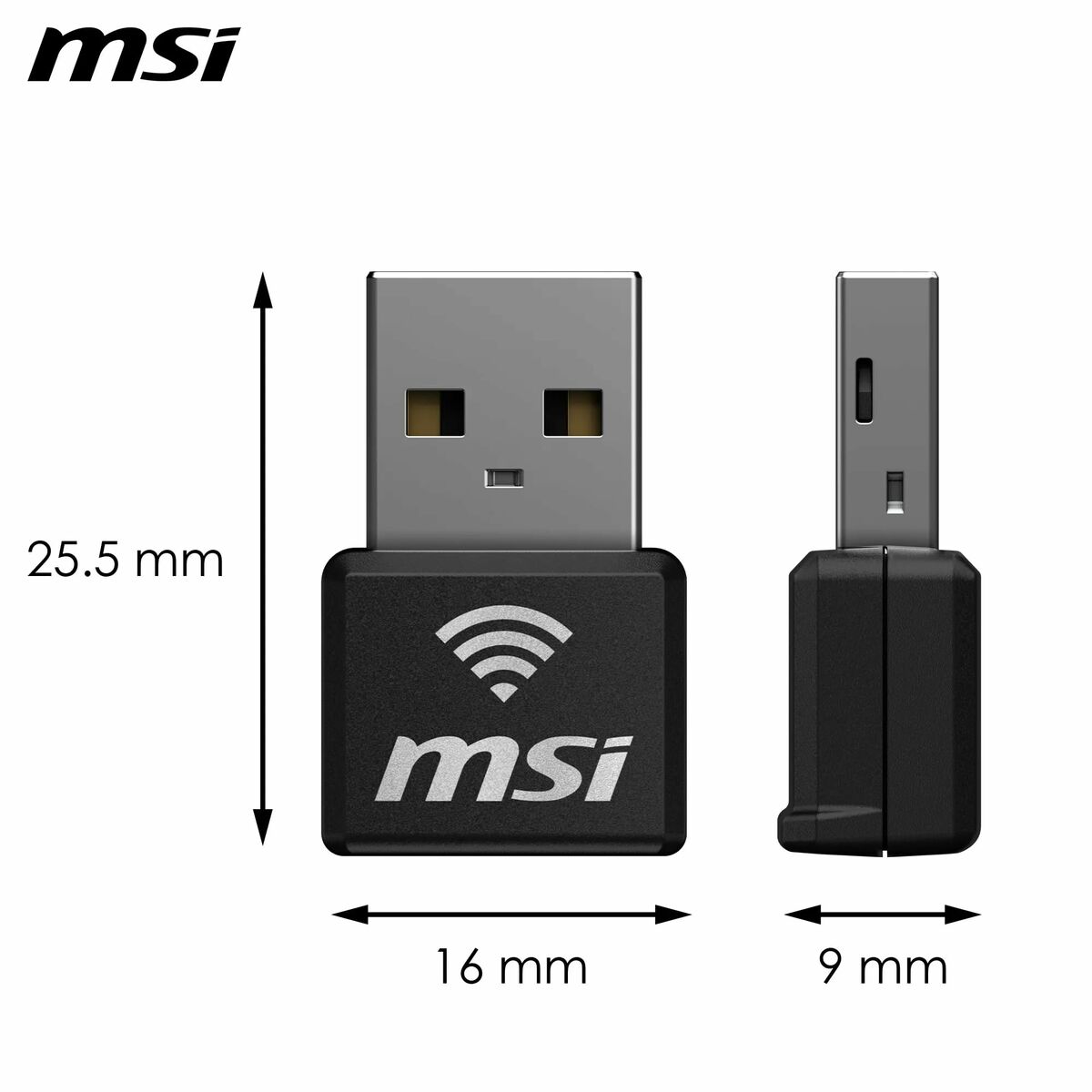 Adattatore Usb Wifi Msi 302-8ze30xE-000 Nero - Image 6