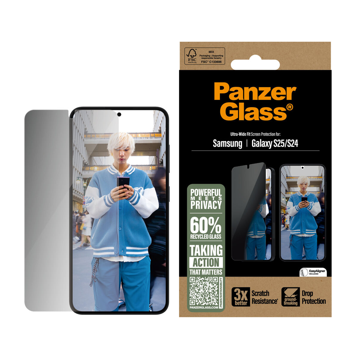 Protettore Schermo Per Cellulare Panzerglass Samsung S25-S24