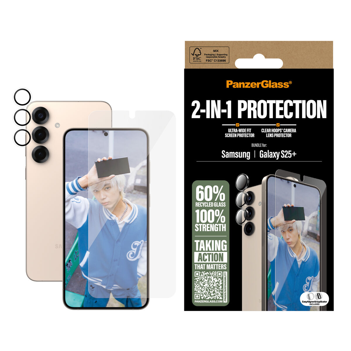 Protettore Schermo Per Cellulare Panzerglass Galaxy S25 Plus