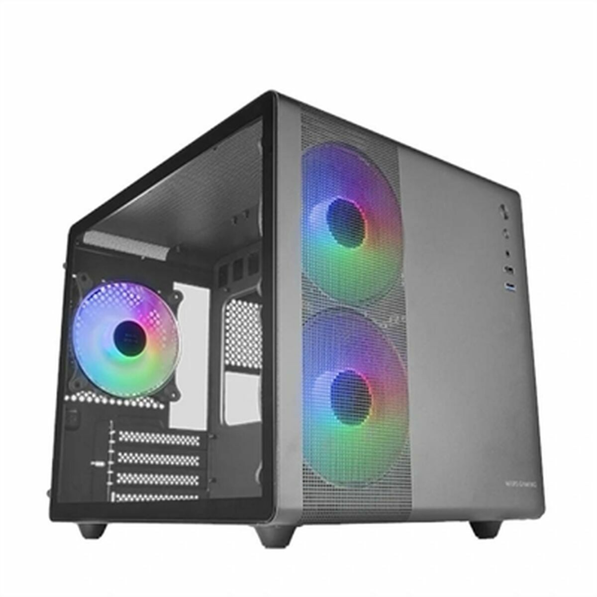 Case Computer Desktop Atx Mars Gaming Mc400 Bianco Nero