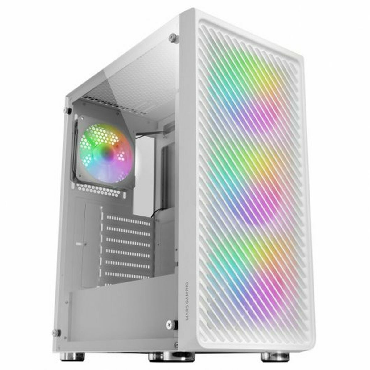 Case Computer Desktop Atx Mars Gaming Mcfw Bianco