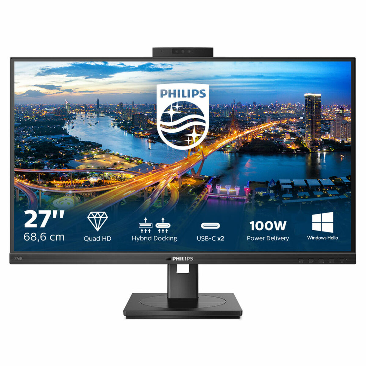 Monitor Philips 276b1jh/00 Lcd 27" Ips Lcd Flicker Free 50 - 60 Hz 75 Hz 50-60  Hz 27"