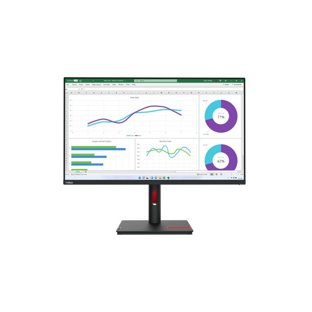 Monitor Lenovo Thinkvision T32H-30 32" Led 60 hz