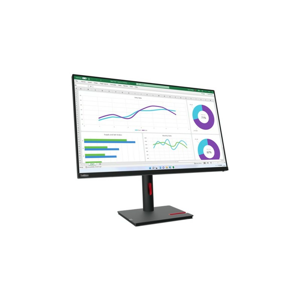 Monitor Lenovo Thinkvision T32H-30 32" Led 60 hz - Image 6