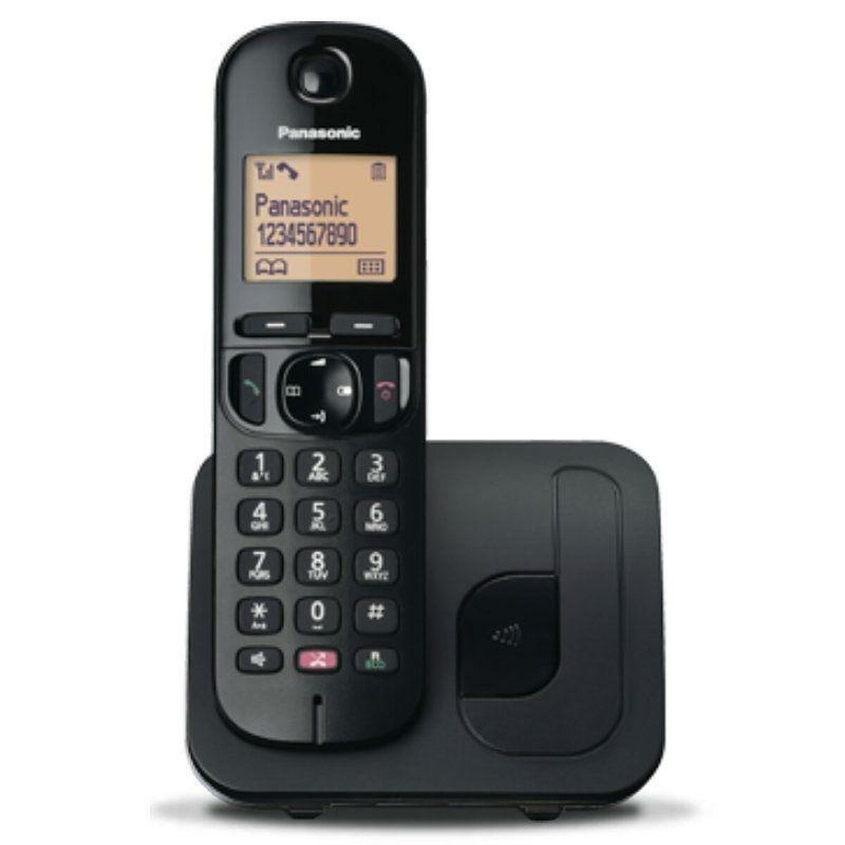 Telefono Senza Fili Panasonic Kxtgc250spb Nero 1,6"
