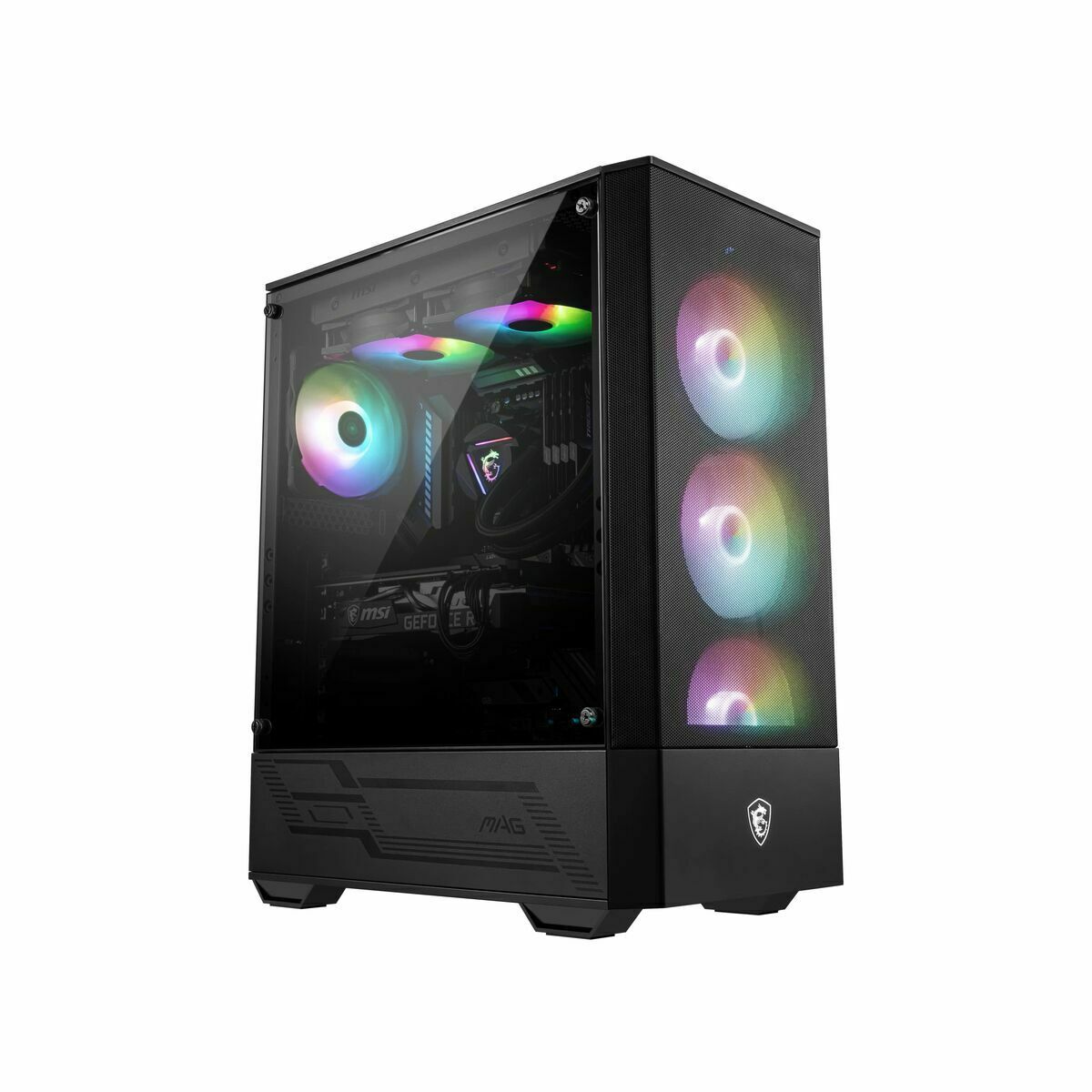Cassa Atx Msi Mag Forge 112r Nero Trasparente