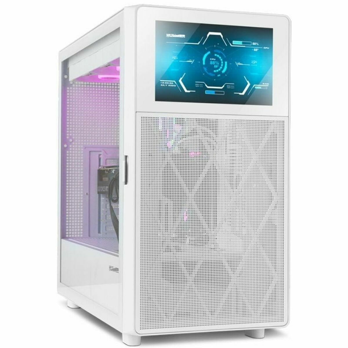 Case Computer Desktop Atx NoX-Xtreme Nxhummerbiosw Nero