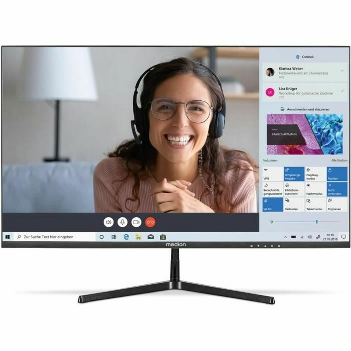 Monitor Medion 30036272 Full Hd Lcd 22"