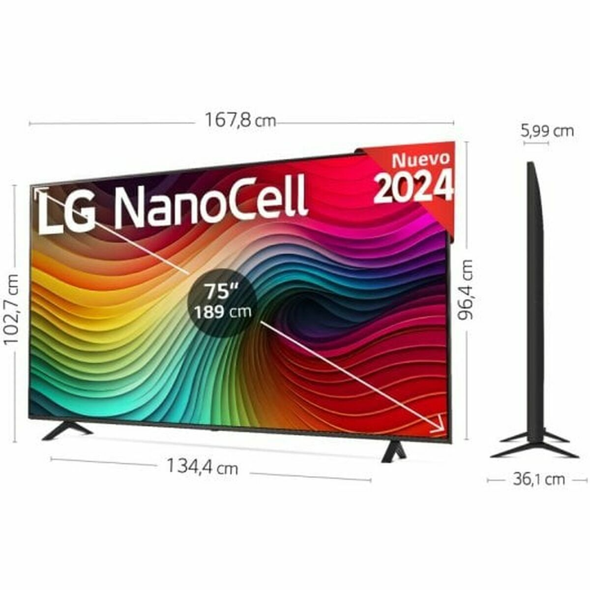 Smart Tv Lg 75nano82t6b.aeu 4k Ultra Hd 75" - Image 3