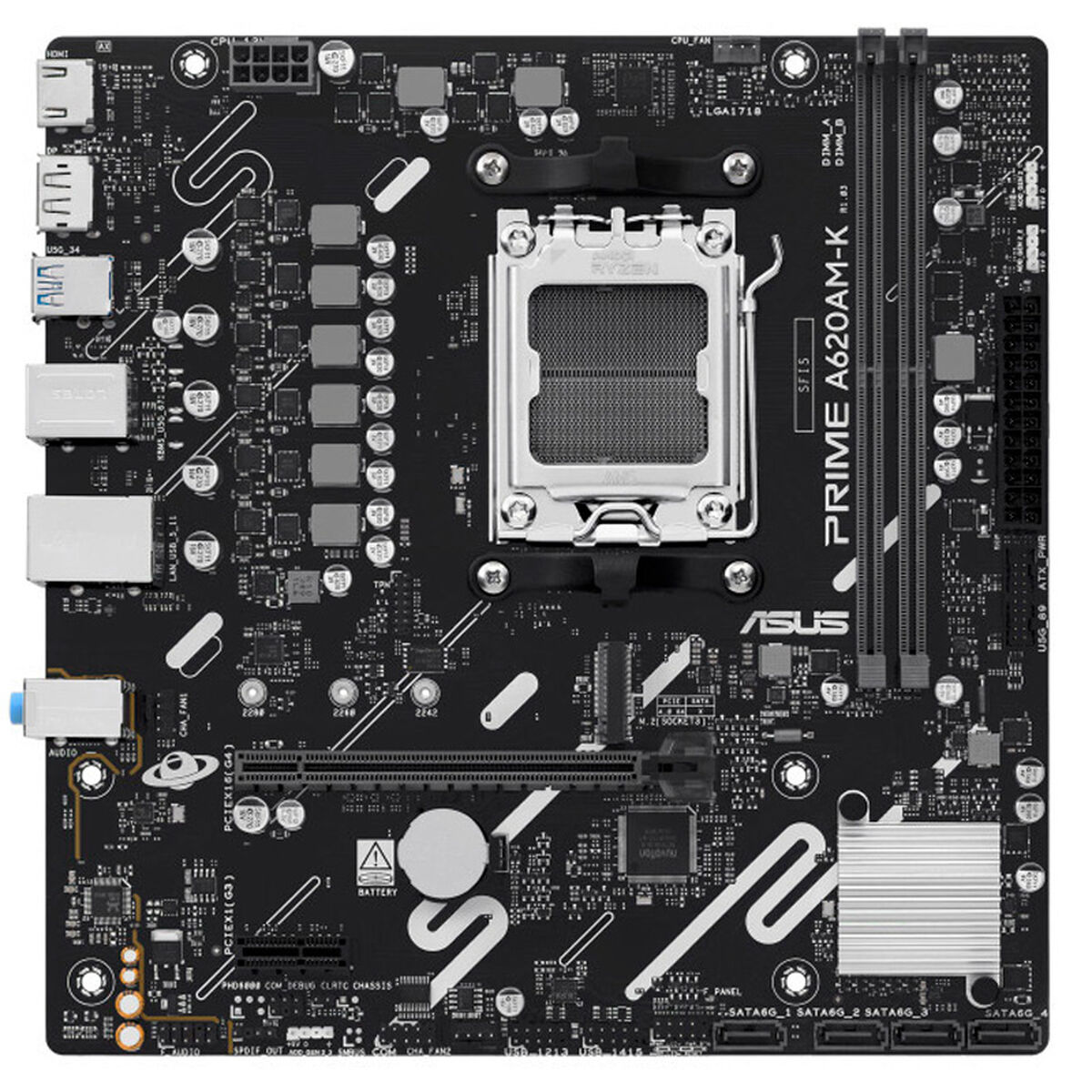 Scheda Madre Asus 90mb1gx0-M0eay0 Amd A620 Amd Am5