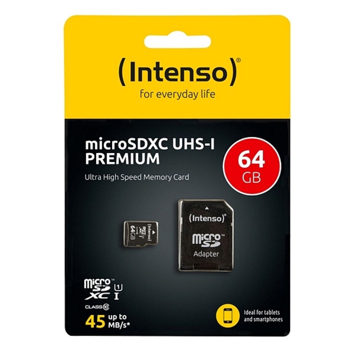 Scheda Di Memoria Micro Sd Con Adattatore Intenso 34234 UhS-I Xc Premium Capacità:128 gb - Image 3