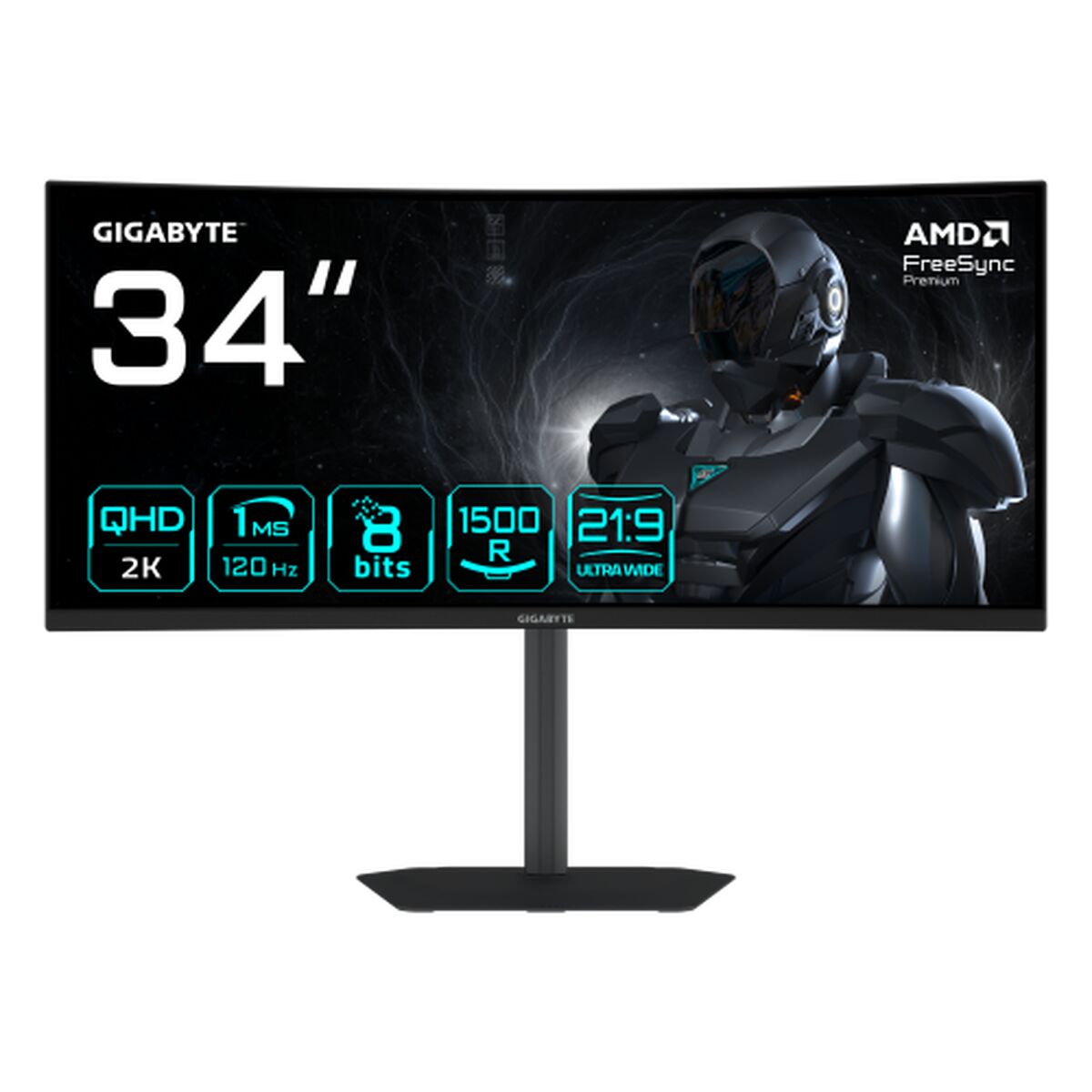 Monitor Gigabyte Gs34wqca Eu Wide Quad Hd 34"