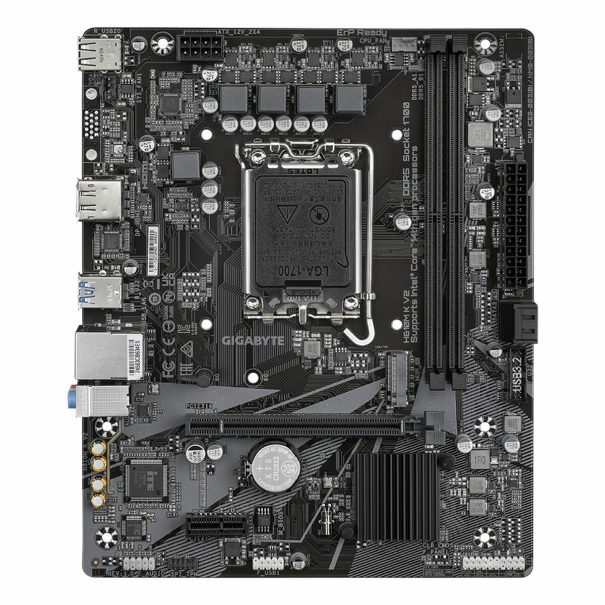 Scheda Madre Gigabyte H610m K V2 Intel H610 Lga 1700 - Image 3
