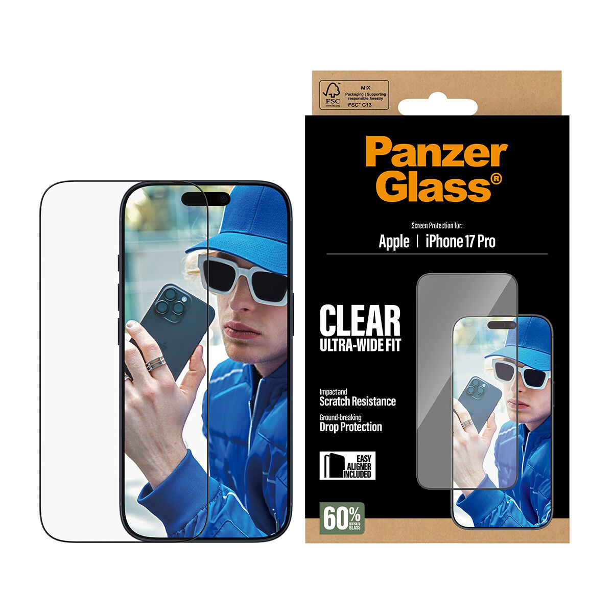 Protettore Schermo Per Cellulare Panzer Glass Pg99748 Apple - Image 5