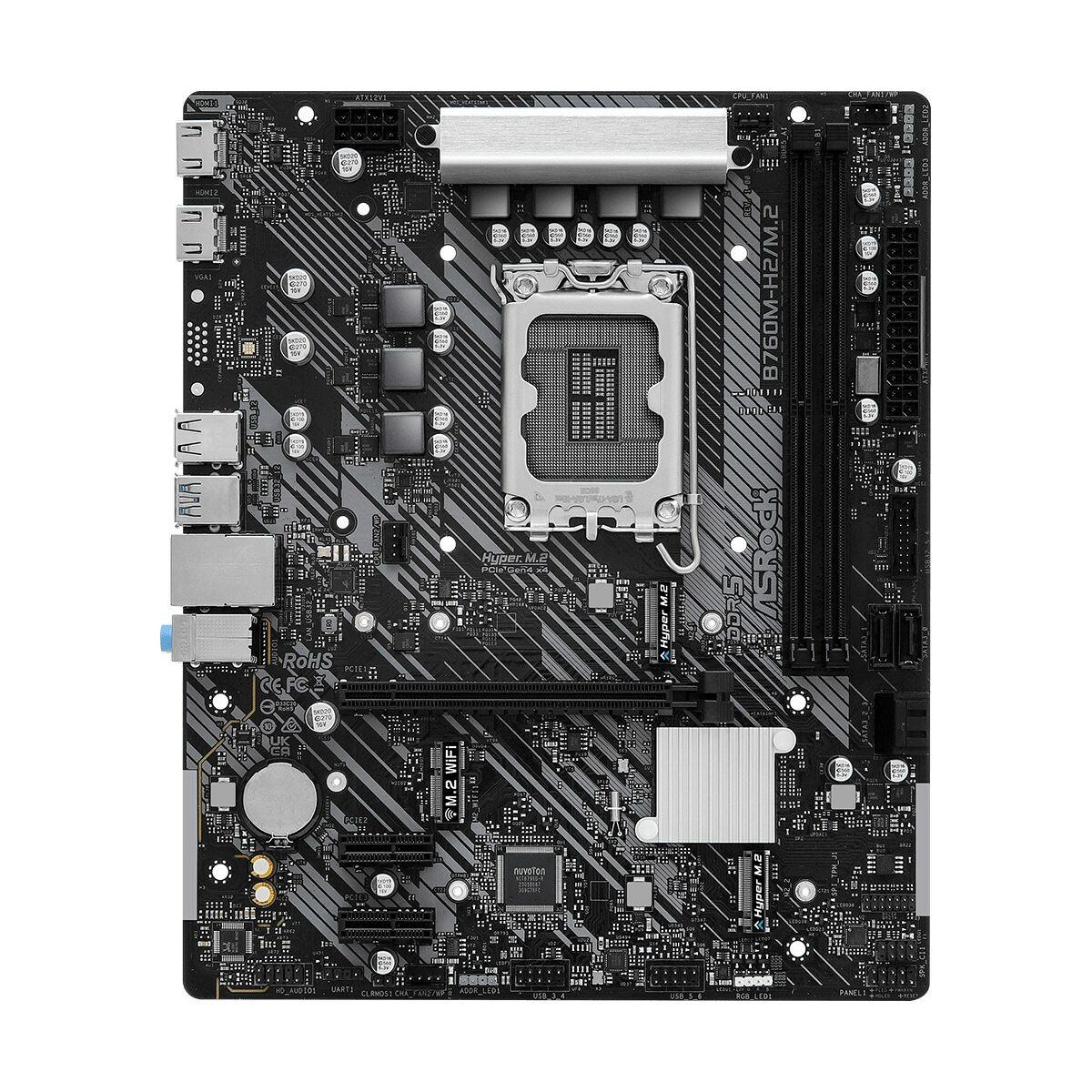 Scheda Madre Asrock B760M-H2/m.2 Lga 1700 Intel® B760
