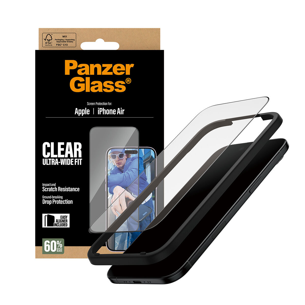 Proteggi Schermo Panzerglass Pg76830 Trasparente Apple - Image 5