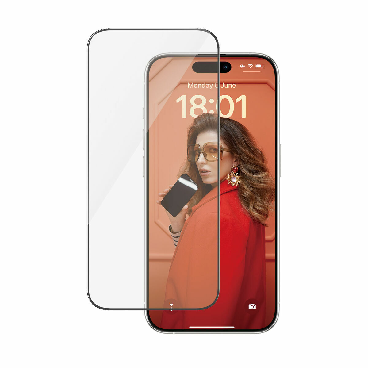 Protettore Schermo Per Cellulare Panzerglass Iphone 15 Pro Apple