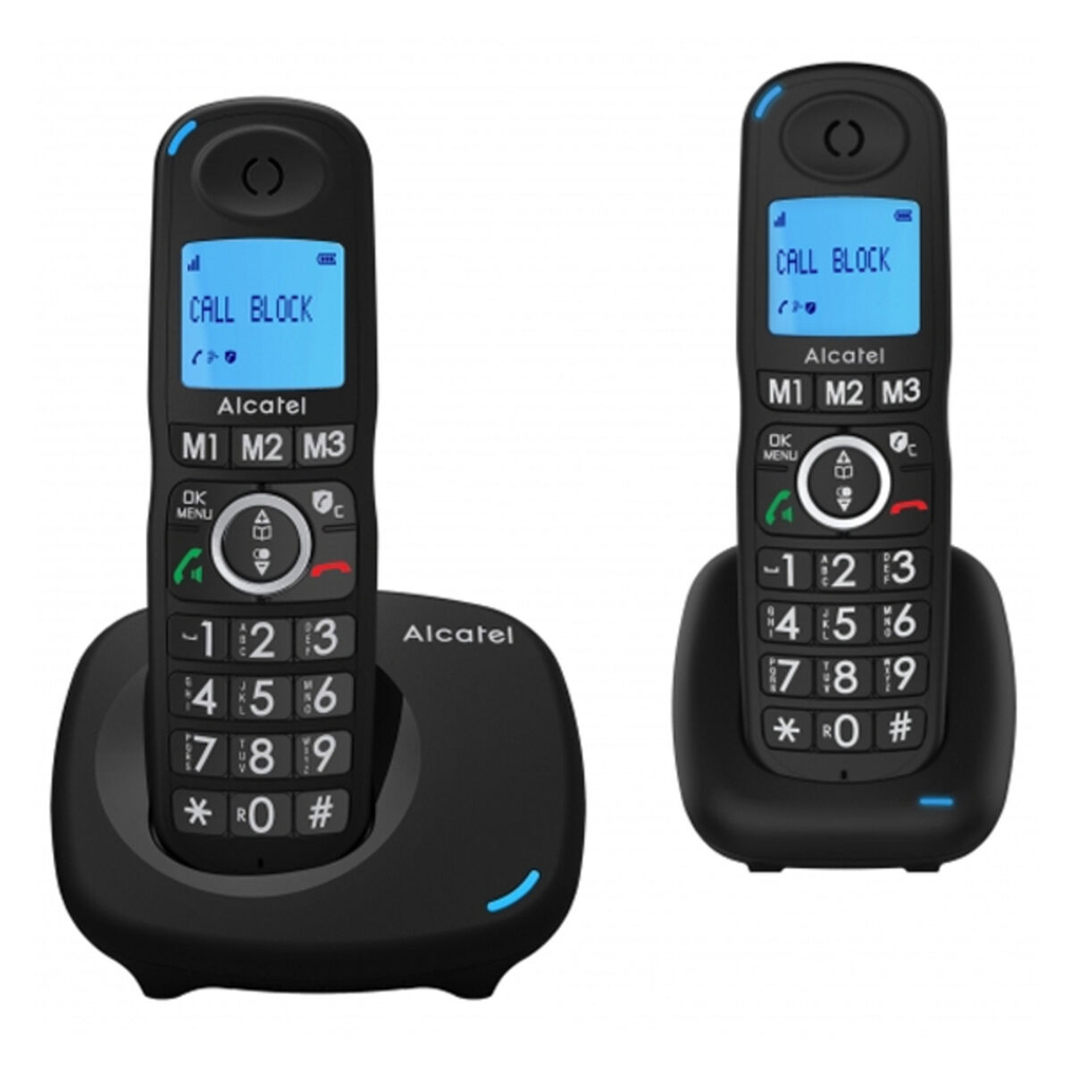 Telefono Senza Fili Alcatel Versatis Xl 535 Duo Nero (2 Pcs)