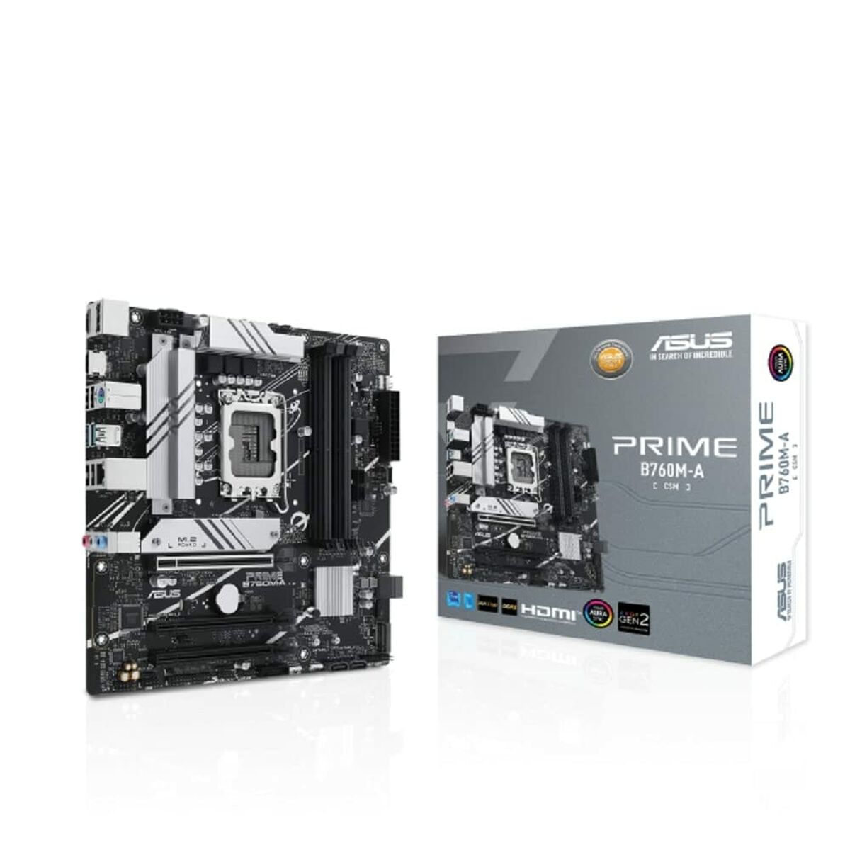 Scheda Madre Asus Prime B760M-A-Csm Ddr5 Lga1700 Intel B760