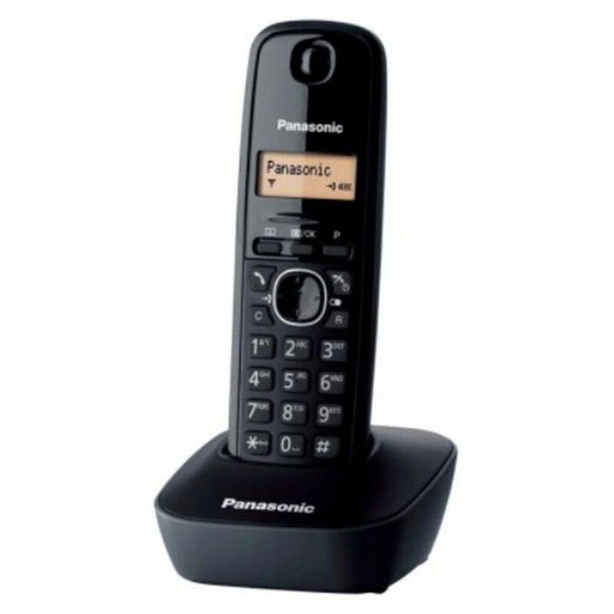 Telefono Senza Fili Panasonic KX-Tg1611sph Nero Ambra