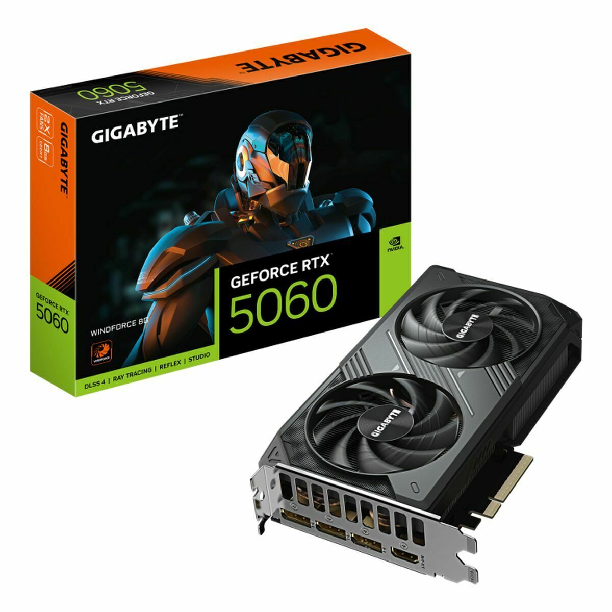 Scheda Grafica Gigabyte 9vn5060W-00-G10 Geforce Rtx 5060 8 Gb Gddr7