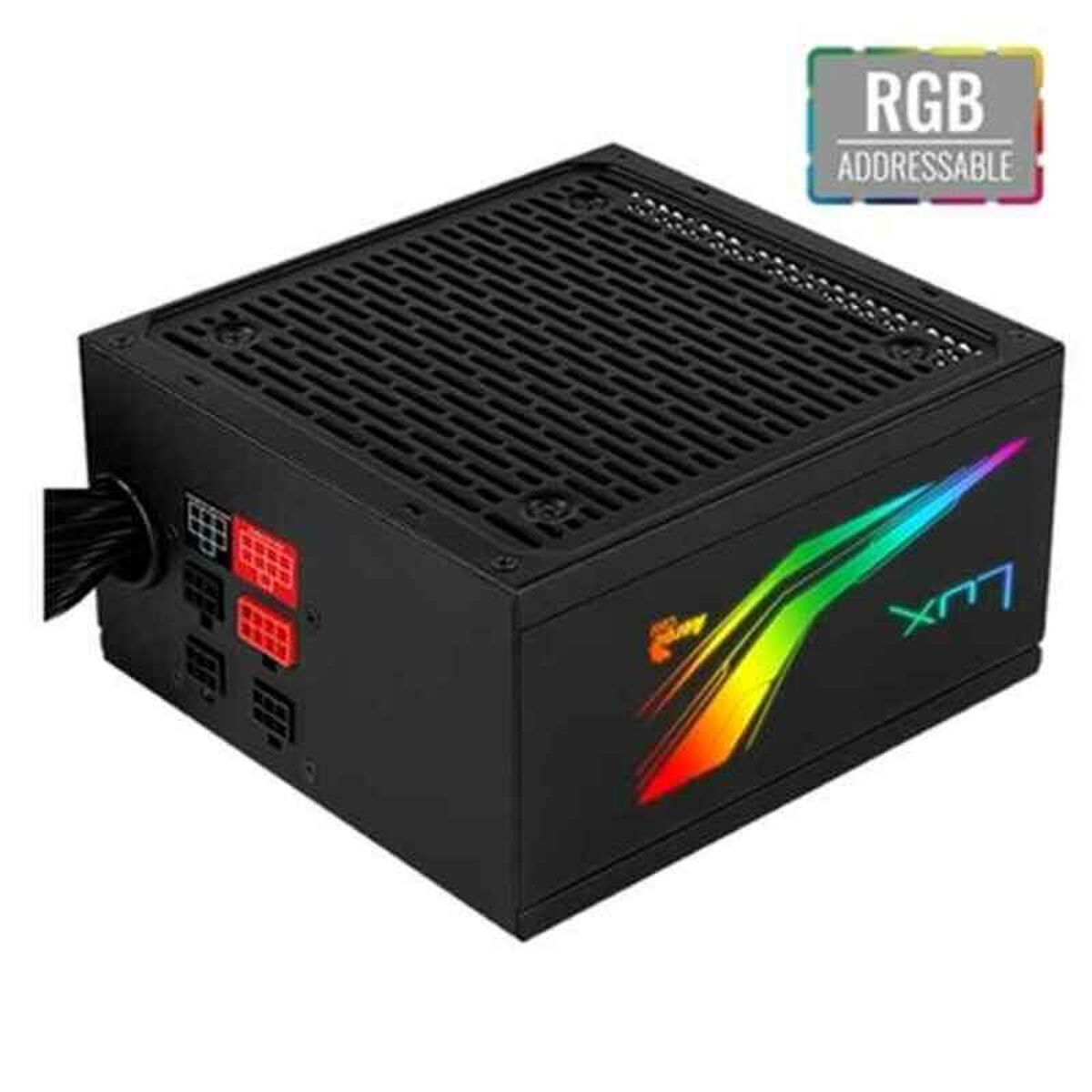 Fonte Di Alimentazione Aerocool Lux Rgb 550m Atx 550 W 80 Plus Bronze Led Rgb