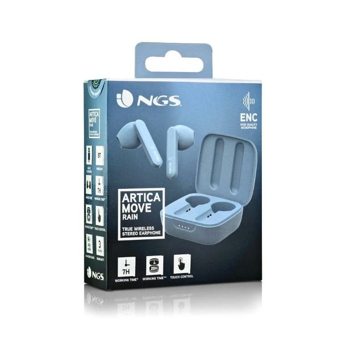 Auricolari Con Microfono Ngs Articamoveblack Nero - Image 4