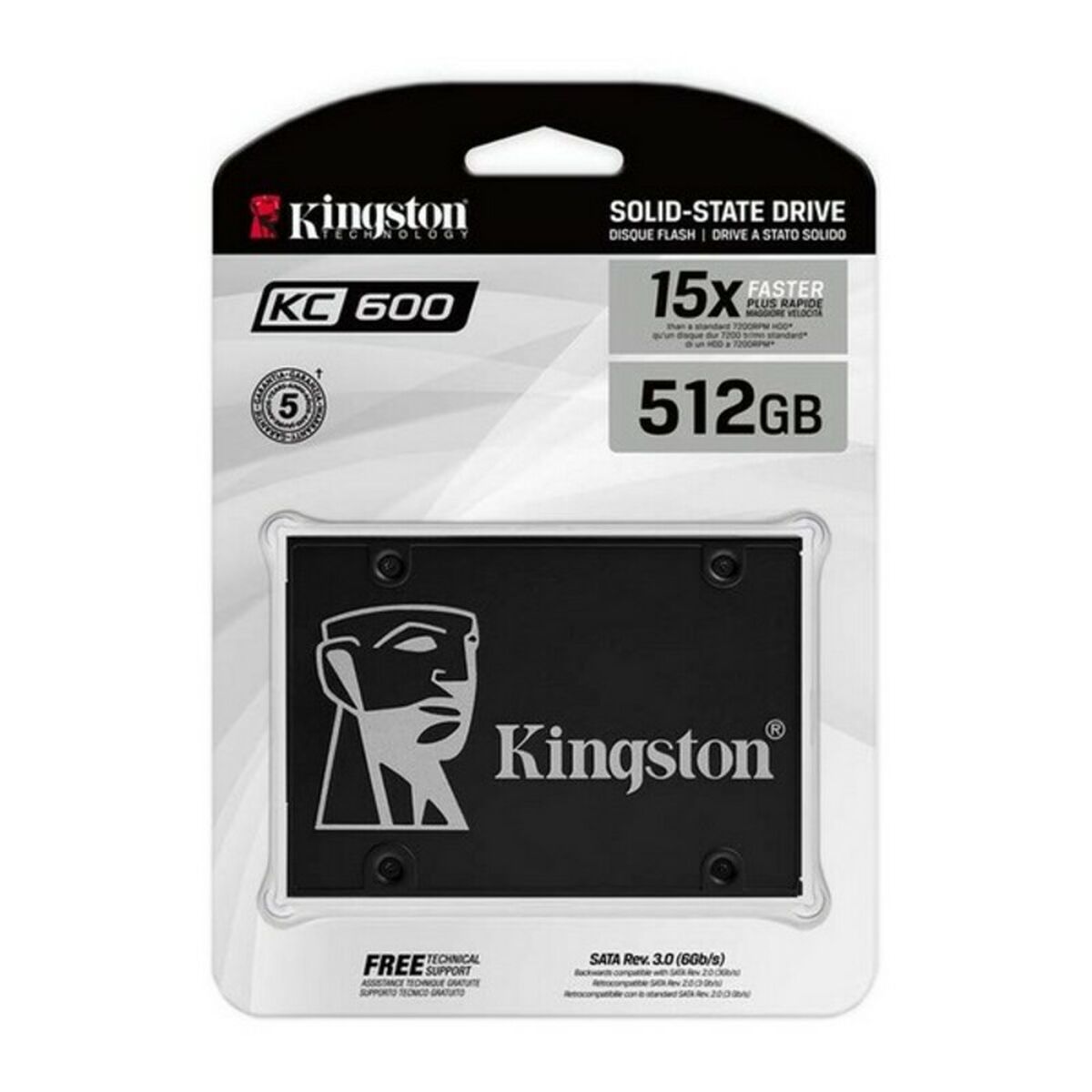 Hard Disk Kingston Skc600 2,5" Ssd Sata Iii Capacità:256 gb - Image 5