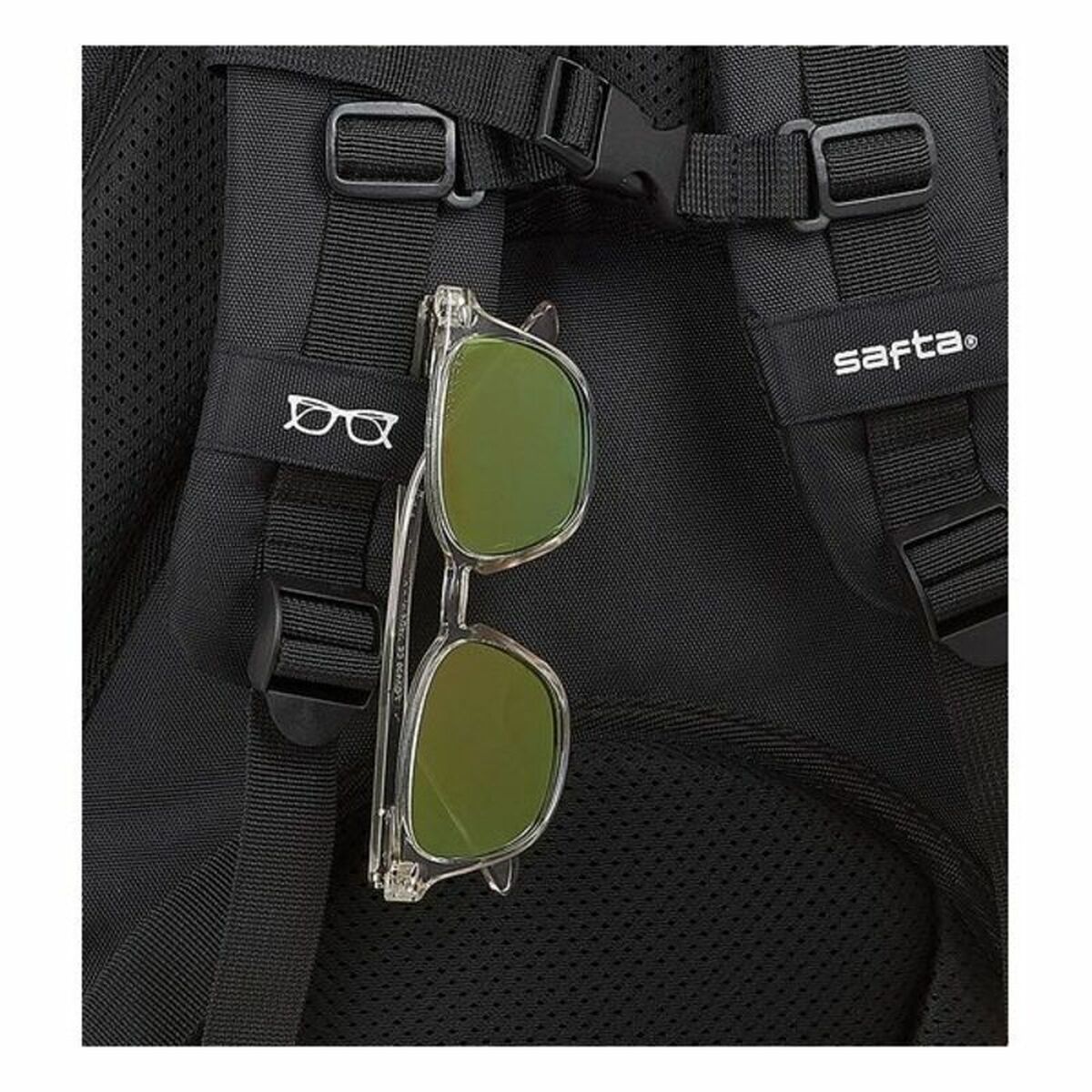 Zaino Per Pc Portatile E Tablet Con Uscita Usb Safta 15,6'' Nero 30 X 43 X 16 cm - Image 5