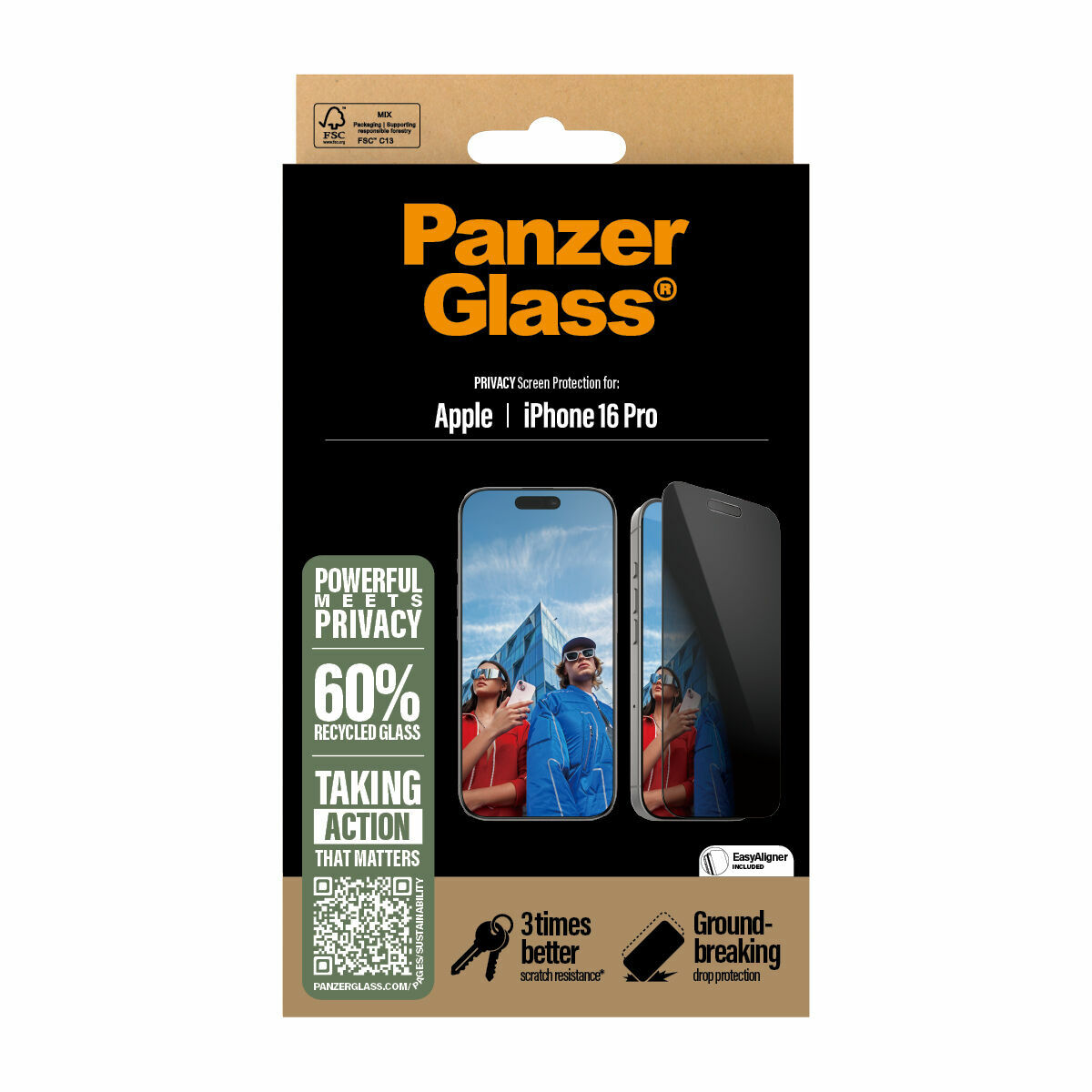 Protettore Schermo Per Cellulare Panzerglass Iphone 16 Pro